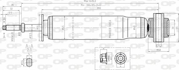 Open Parts SAB8047.32 - Амортизатор autocars.com.ua