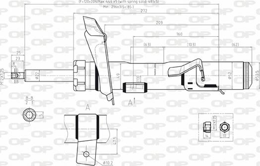 Open Parts SAB8061.31 - Амортизатор autocars.com.ua