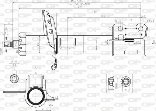 Open Parts SAB8075.31 - Амортизатор autocars.com.ua