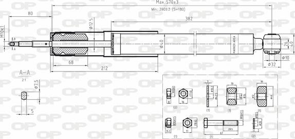 Open Parts SAB8076.32 - Амортизатор autocars.com.ua