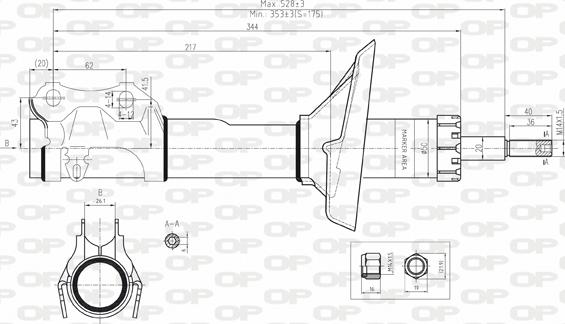 Open Parts SAB8087.11 - Амортизатор autocars.com.ua