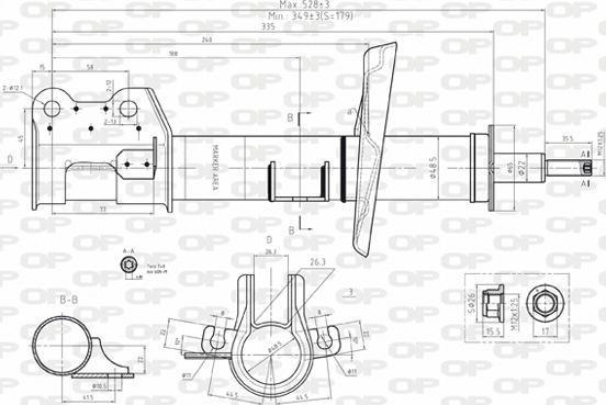 Open Parts SAB8101.31 - Амортизатор autodnr.net