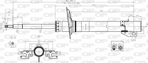 Open Parts SAB8104.31 - Амортизатор autocars.com.ua