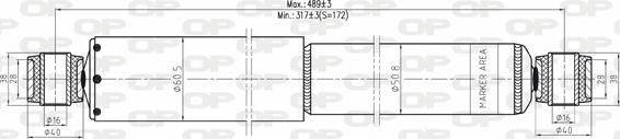 Open Parts SAB8115.32 - Амортизатор autocars.com.ua