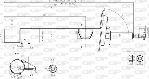 Open Parts SAB8138.31 - Амортизатор autocars.com.ua