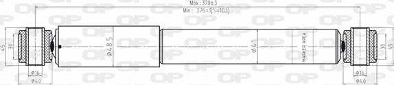 Open Parts SAB8171.12 - Амортизатор autocars.com.ua