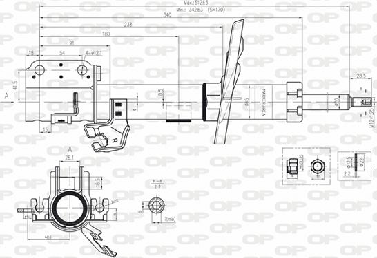 Open Parts SAB8176.31 - Амортизатор autocars.com.ua