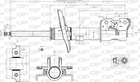 Open Parts SAB8183.31 - Амортизатор autocars.com.ua