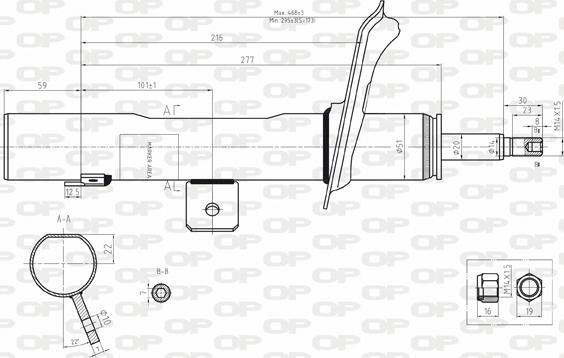 Open Parts SAB8194.31 - Амортизатор autocars.com.ua