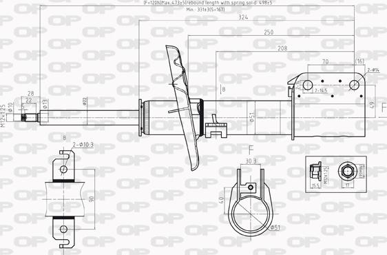 Open Parts SAB8196.31 - Амортизатор autocars.com.ua