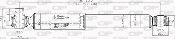 Open Parts SAB8200.32 - Амортизатор autocars.com.ua