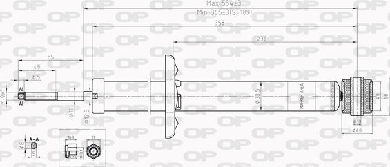 Open Parts SAB8227.32 - Амортизатор autocars.com.ua