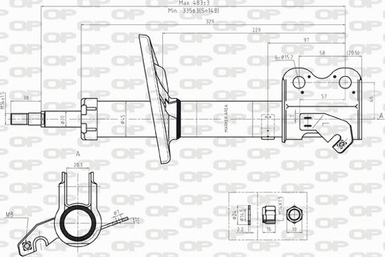 Open Parts SAB8237.31 - Амортизатор autocars.com.ua