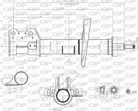 Open Parts SAB8239.31 - Амортизатор autocars.com.ua