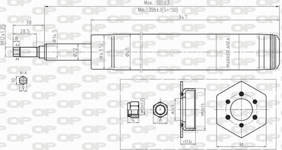 Open Parts SAB8244.11 - Амортизатор autocars.com.ua