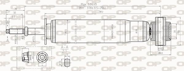 Open Parts SAB8259.32 - Амортизатор autocars.com.ua