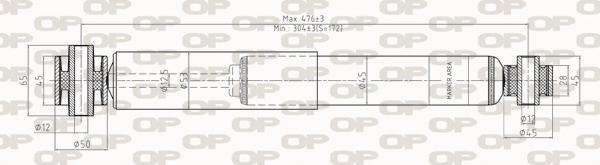 Open Parts SAB8260.32 - Амортизатор autocars.com.ua