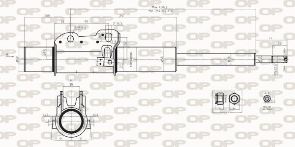 Open Parts SAB8265.31 - Амортизатор autocars.com.ua