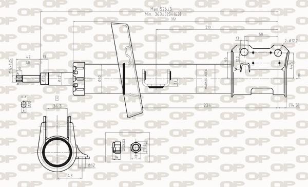 Open Parts SAB8269.31 - Амортизатор autocars.com.ua