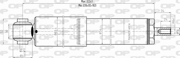 Open Parts SAB8304.32 - Амортизатор autocars.com.ua