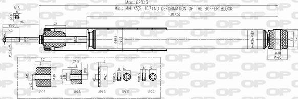 Open Parts SAB8319.32 - Амортизатор autocars.com.ua