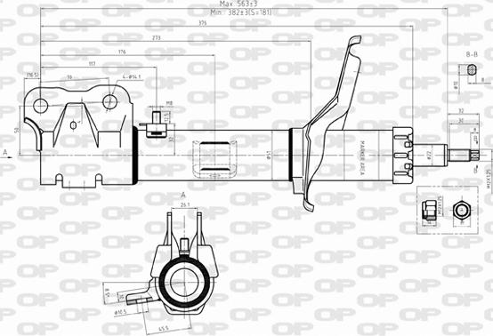 Open Parts SAB8326.31 - Амортизатор autocars.com.ua