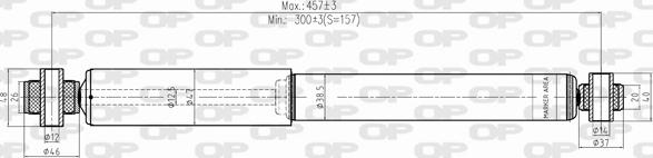 Open Parts SAB8337.32 - Амортизатор autodnr.net