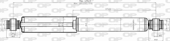 Open Parts SAB8338.32 - Амортизатор autocars.com.ua