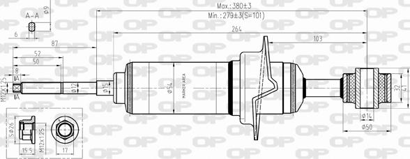 Open Parts SAB8339.31 - Амортизатор autocars.com.ua