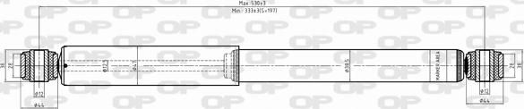 Open Parts SAB8341.32 - Амортизатор autocars.com.ua