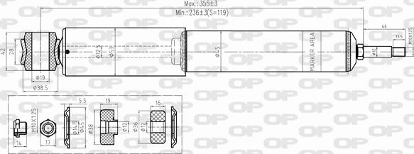 Open Parts SAB8346.32 - Амортизатор autocars.com.ua