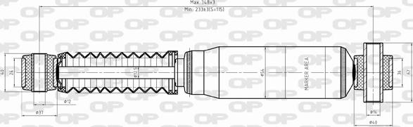 Open Parts SAB8355.32 - Амортизатор autocars.com.ua