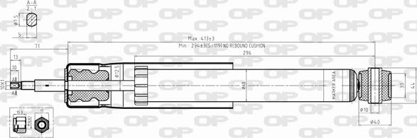 Open Parts SAB8361.32 - Амортизатор autocars.com.ua