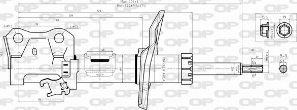 Open Parts SAB8376.31 - Амортизатор autocars.com.ua