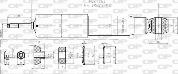 Open Parts SAB8377.32 - Амортизатор autocars.com.ua