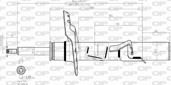 Open Parts SAB8386.31 - Амортизатор autocars.com.ua