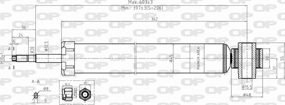 Open Parts SAB8394.32 - Амортизатор autocars.com.ua