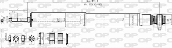 Open Parts SAB8399.32 - Амортизатор autocars.com.ua