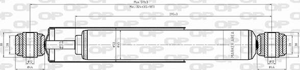 Open Parts SAB8400.32 - Амортизатор autodnr.net