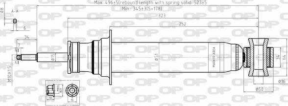 Open Parts SAB8405.31 - Амортизатор autodnr.net