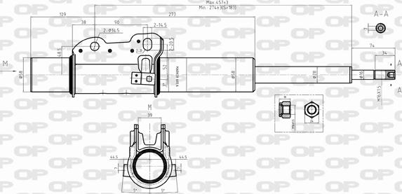 Open Parts SAB8416.31 - Амортизатор autodnr.net