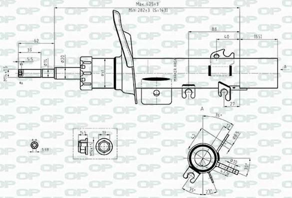 Open Parts SAB8417.31 - Амортизатор autodnr.net