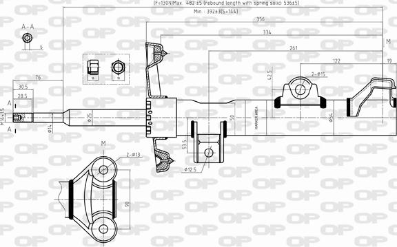 Open Parts SAB8456.31 - Амортизатор autocars.com.ua