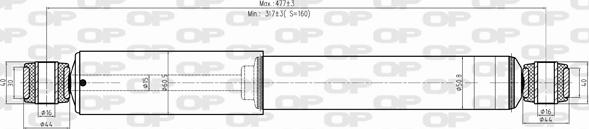 Open Parts SAB8498.32 - Амортизатор autocars.com.ua