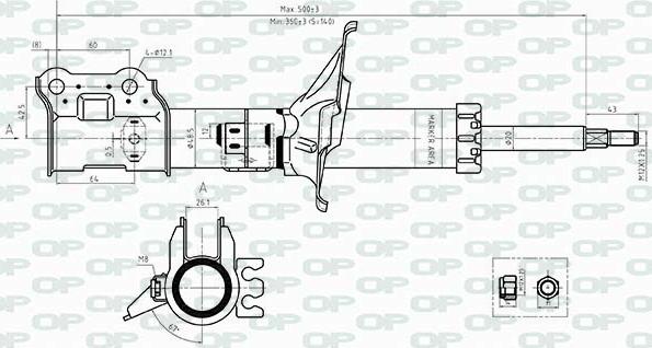 Open Parts SAB8504.11 - Амортизатор autocars.com.ua