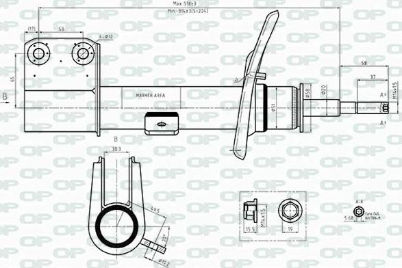 Open Parts SAB8506.31 - Амортизатор autocars.com.ua