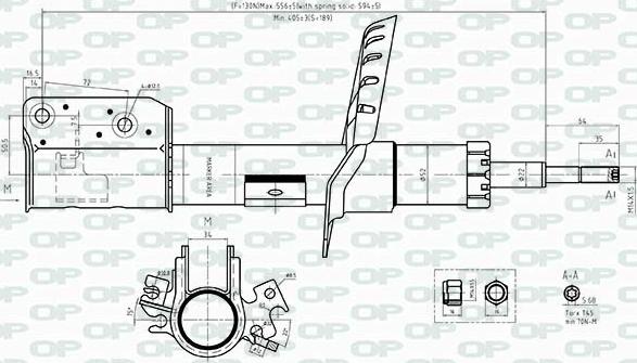 Open Parts SAB8524.31 - Амортизатор autocars.com.ua