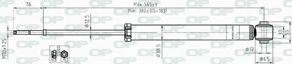 Open Parts SAB8528.32 - Амортизатор autocars.com.ua
