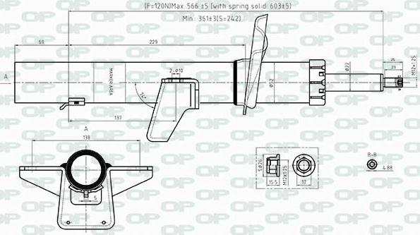 Open Parts SAB8535.32 - Амортизатор autocars.com.ua