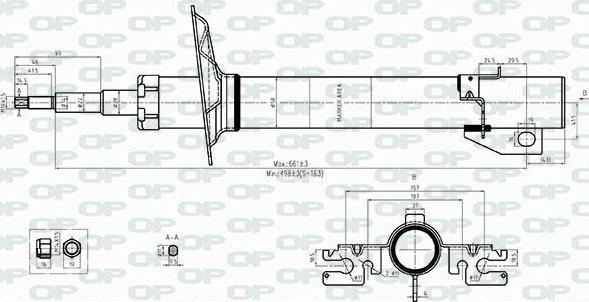 Open Parts SAB8541.31 - Амортизатор autocars.com.ua